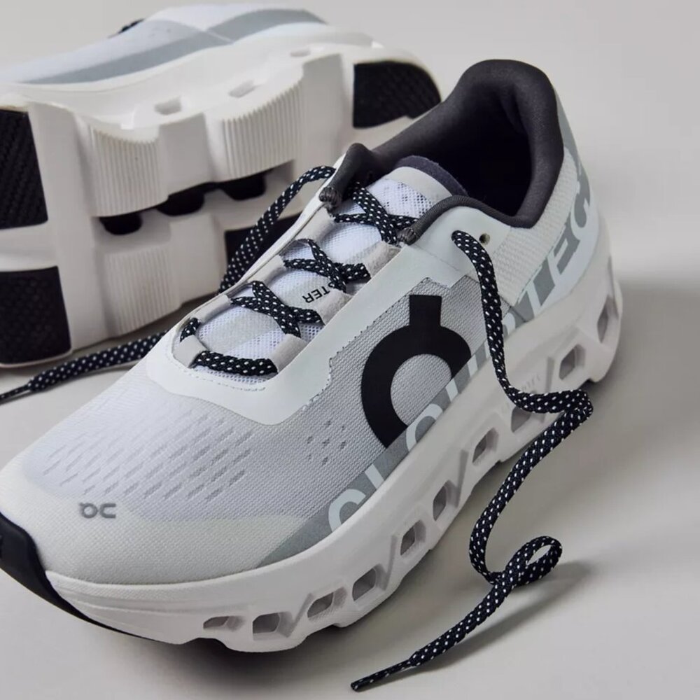 On Women's Cloudmonster Sneaker Color All White